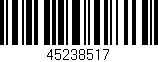 Código de barras (EAN, GTIN, SKU, ISBN): '45238517'