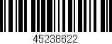 Código de barras (EAN, GTIN, SKU, ISBN): '45238622'