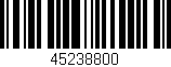 Código de barras (EAN, GTIN, SKU, ISBN): '45238800'
