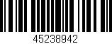 Código de barras (EAN, GTIN, SKU, ISBN): '45238942'