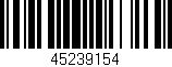 Código de barras (EAN, GTIN, SKU, ISBN): '45239154'