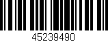 Código de barras (EAN, GTIN, SKU, ISBN): '45239490'