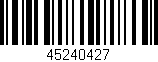 Código de barras (EAN, GTIN, SKU, ISBN): '45240427'