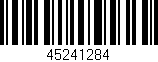 Código de barras (EAN, GTIN, SKU, ISBN): '45241284'