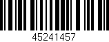Código de barras (EAN, GTIN, SKU, ISBN): '45241457'