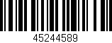 Código de barras (EAN, GTIN, SKU, ISBN): '45244589'