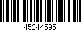 Código de barras (EAN, GTIN, SKU, ISBN): '45244595'