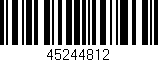 Código de barras (EAN, GTIN, SKU, ISBN): '45244812'