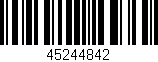Código de barras (EAN, GTIN, SKU, ISBN): '45244842'