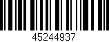 Código de barras (EAN, GTIN, SKU, ISBN): '45244937'