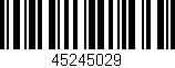 Código de barras (EAN, GTIN, SKU, ISBN): '45245029'