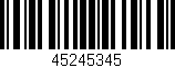 Código de barras (EAN, GTIN, SKU, ISBN): '45245345'