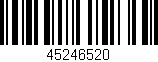 Código de barras (EAN, GTIN, SKU, ISBN): '45246520'