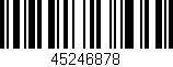 Código de barras (EAN, GTIN, SKU, ISBN): '45246878'