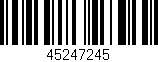 Código de barras (EAN, GTIN, SKU, ISBN): '45247245'