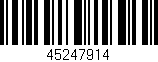 Código de barras (EAN, GTIN, SKU, ISBN): '45247914'