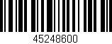 Código de barras (EAN, GTIN, SKU, ISBN): '45248600'