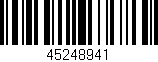 Código de barras (EAN, GTIN, SKU, ISBN): '45248941'