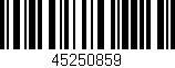 Código de barras (EAN, GTIN, SKU, ISBN): '45250859'