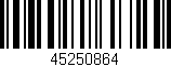 Código de barras (EAN, GTIN, SKU, ISBN): '45250864'