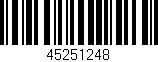 Código de barras (EAN, GTIN, SKU, ISBN): '45251248'