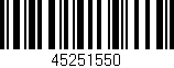 Código de barras (EAN, GTIN, SKU, ISBN): '45251550'