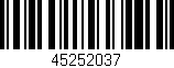 Código de barras (EAN, GTIN, SKU, ISBN): '45252037'