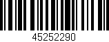 Código de barras (EAN, GTIN, SKU, ISBN): '45252290'