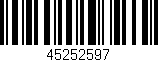 Código de barras (EAN, GTIN, SKU, ISBN): '45252597'