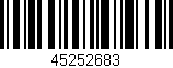 Código de barras (EAN, GTIN, SKU, ISBN): '45252683'