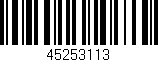 Código de barras (EAN, GTIN, SKU, ISBN): '45253113'