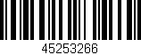 Código de barras (EAN, GTIN, SKU, ISBN): '45253266'