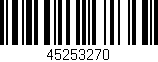 Código de barras (EAN, GTIN, SKU, ISBN): '45253270'