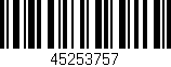 Código de barras (EAN, GTIN, SKU, ISBN): '45253757'