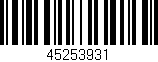 Código de barras (EAN, GTIN, SKU, ISBN): '45253931'
