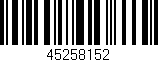 Código de barras (EAN, GTIN, SKU, ISBN): '45258152'