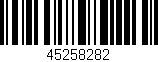 Código de barras (EAN, GTIN, SKU, ISBN): '45258282'