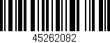 Código de barras (EAN, GTIN, SKU, ISBN): '45262082'