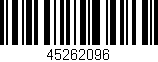 Código de barras (EAN, GTIN, SKU, ISBN): '45262096'