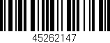 Código de barras (EAN, GTIN, SKU, ISBN): '45262147'