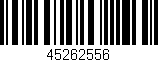 Código de barras (EAN, GTIN, SKU, ISBN): '45262556'