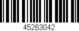 Código de barras (EAN, GTIN, SKU, ISBN): '45263042'