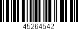 Código de barras (EAN, GTIN, SKU, ISBN): '45264542'