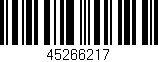 Código de barras (EAN, GTIN, SKU, ISBN): '45266217'