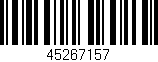 Código de barras (EAN, GTIN, SKU, ISBN): '45267157'