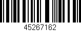 Código de barras (EAN, GTIN, SKU, ISBN): '45267162'
