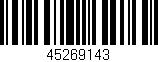 Código de barras (EAN, GTIN, SKU, ISBN): '45269143'