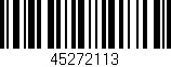 Código de barras (EAN, GTIN, SKU, ISBN): '45272113'
