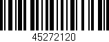 Código de barras (EAN, GTIN, SKU, ISBN): '45272120'