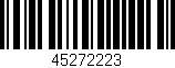 Código de barras (EAN, GTIN, SKU, ISBN): '45272223'